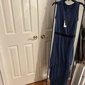 BCBG Navy Blue Sleeveless Top